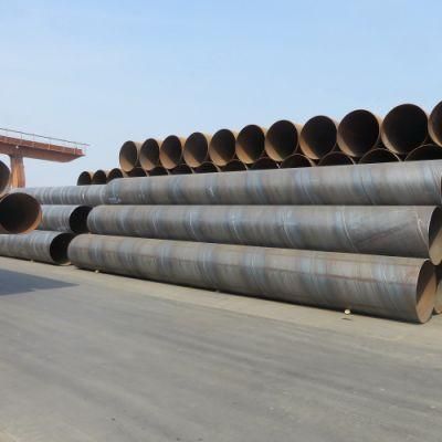 SSAW/ ASTM A252 Carbon Welded Steel Pipe API 5L X52 Carbon Spiral Tube