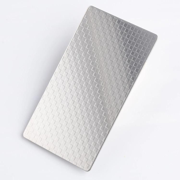 Wholesale Diamond Embossed Textured Stainless Steel Sheet From Foshan