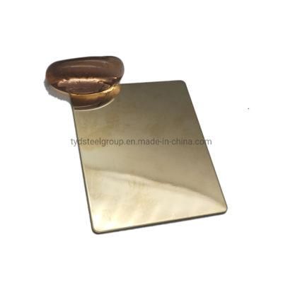 Factory Direct Chrome PVD Color Coated 304 316 316L 410 430 201 2b Ba Vibration Decoration 4X8 Inox Austenitic Stainless Steel Sheet