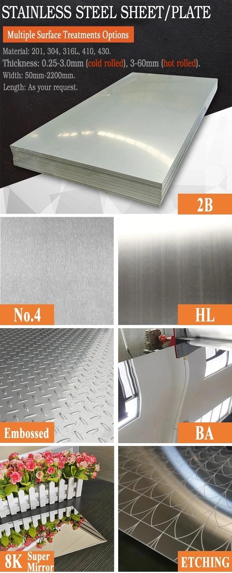 China Best Quality Ss Sheet Wholesale ASTM A240 Stainless Steel Plate