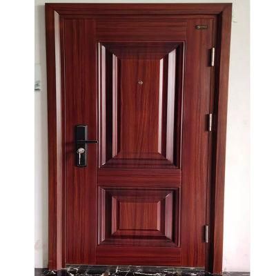 Custom Printed Galvanized / Stainless Steel Security Door