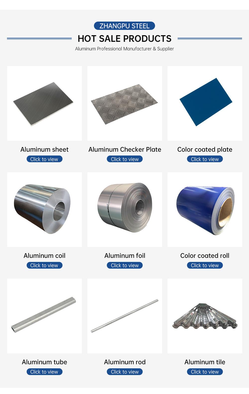 Building Roof Aluminum Tile Alloy Profile 1050 3004 5252