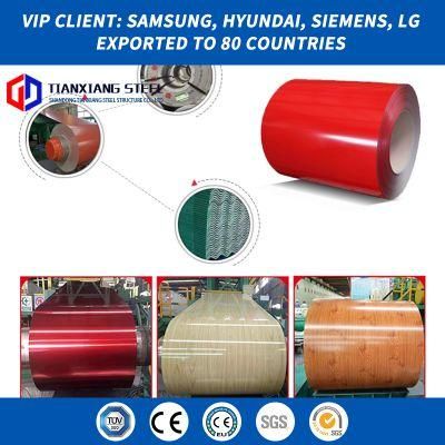 Iron Sheet Building Roofing Material Cold Roll/Hot Rolled Steel Coil Color Coated and Galvanized PPGI/PPGL Steel Coil
