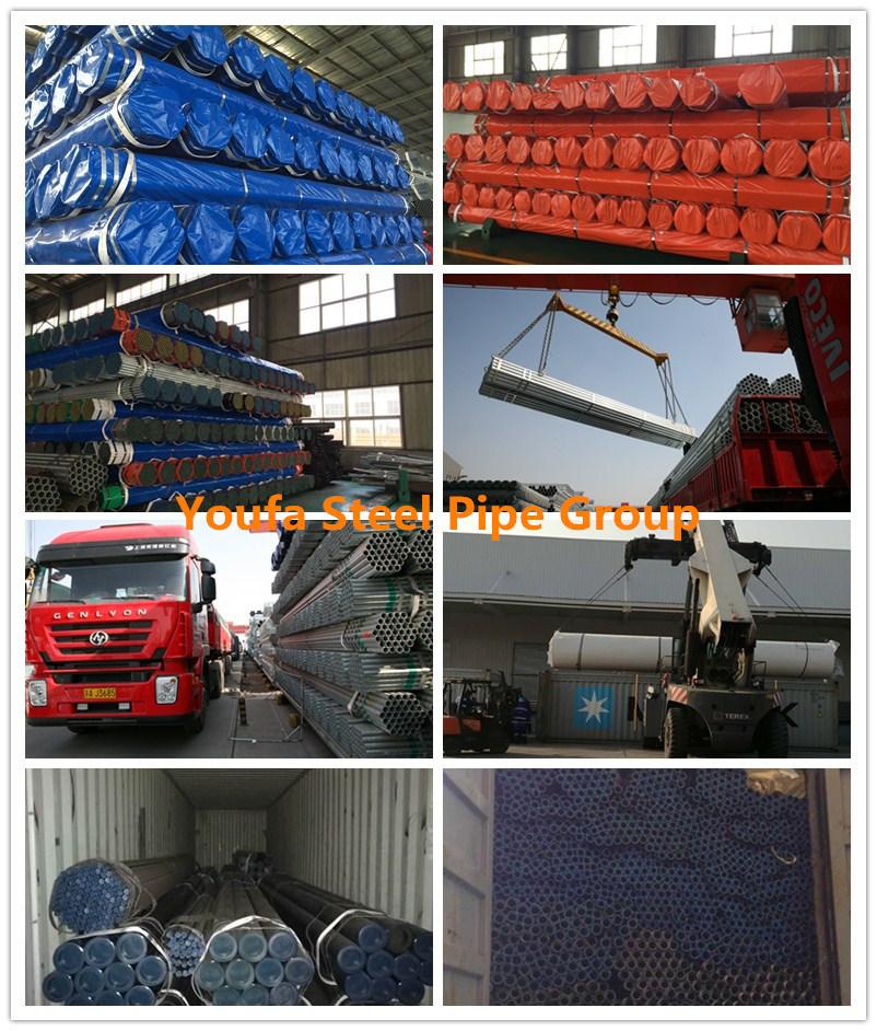 Ms Galvanised Steel Pipe ASTM A500 Grade a Galvanized Square Steel Pipes/Galvanized Rectangular Steel Pipes/Galvanized Rectangular Tube