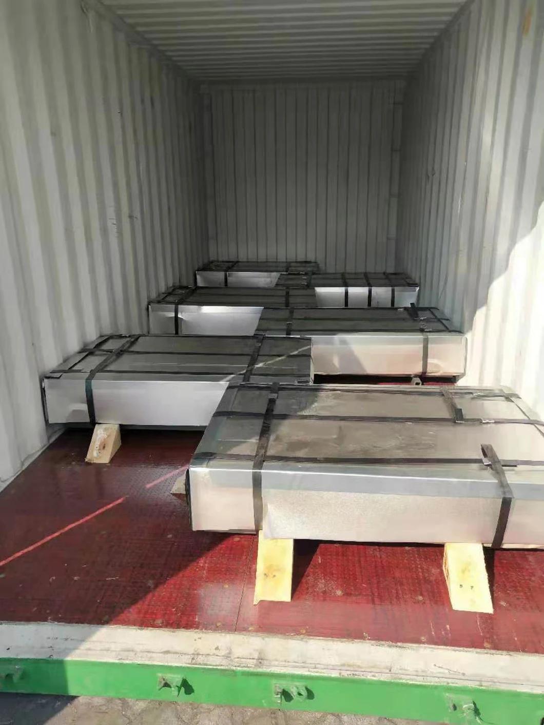 Axtd Steel Group! 1000*0.35mm Zinc Coated Corrugated Roofing Steel Sheet for House Construction