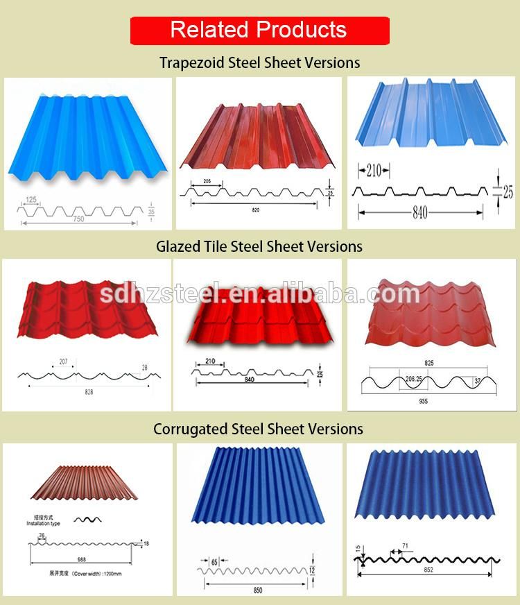 Bwg30/30 Gauge/0.3mm Exported to Somalia Gi Galvanized Color Corrugated Steel Roofing/Roof Sheet Iron Sheet