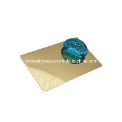 Best Standard1.0mm Brown Titanium Satin Finished 1219X3048mm Austenitic Stainless Steel Plate