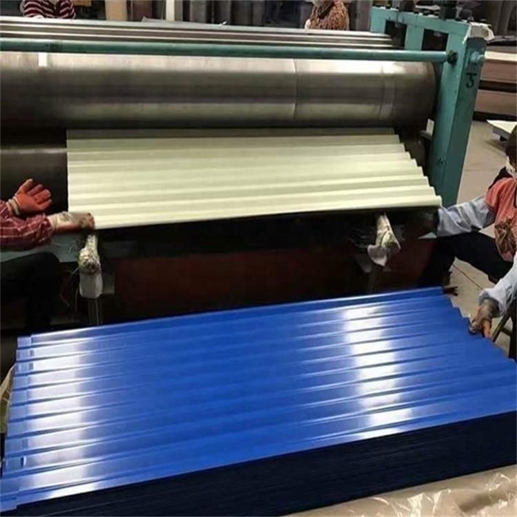 Color Coated Steel Roofing Sheet Corrugated Galvanized Galvalume Roof Panel PPGI PPGL Metal Zinc Tile Roof Sheet