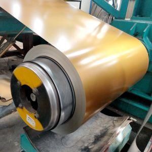 CGCC Ral Color Gold Color Prepainted Galvalume Steel Coils PPGL