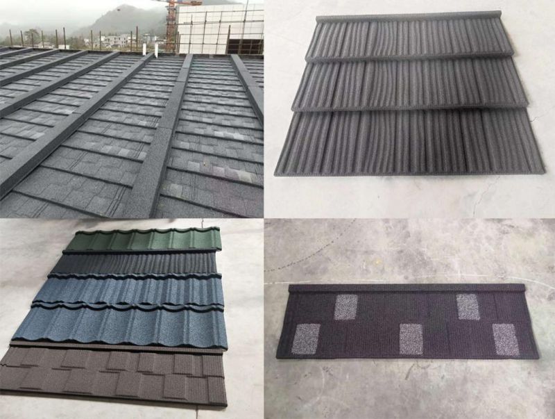 Color Stone Coated Galvalume Roofing Sheets Metal Roof Tiles