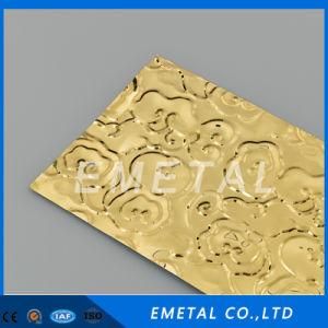 Inox Cold Rolled 201 304 Design PVD Color Plating Stamping Stainless Steel Sheets for Decoration