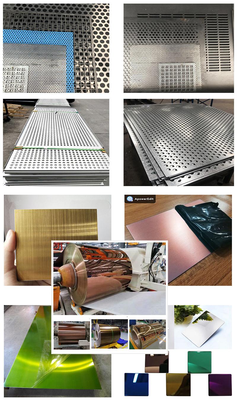 Customized Perforated 304 Stainless Steel Punched Plate