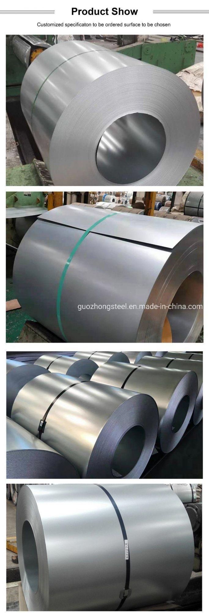 Guozhong Hot Rolling Galvanized Prepainted Steel Coil Stock