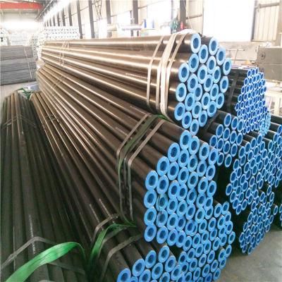 ERW Black Round Steel Tube Welded Steel Pipe Q235 A53