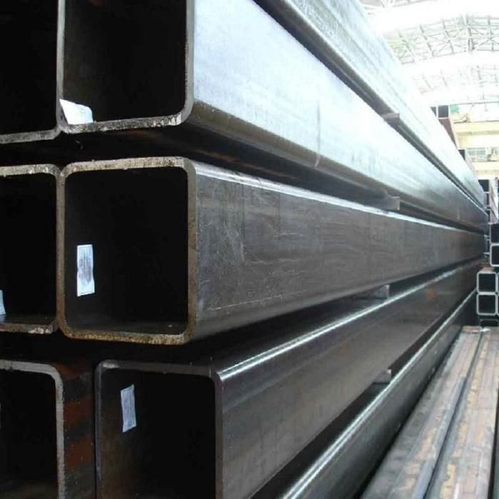 Oiled Black Rectangular Steel Tube