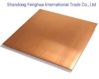 China Factory Red Pure Cusn2 Cusn8 Copper Plate Copper Bronze Sheet Price Per Kg for Industry