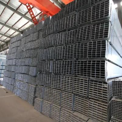 Black Steel Galvanized Square Tube Oiled Face