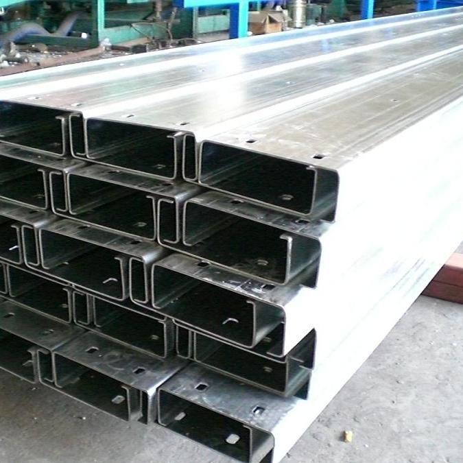 Hot Dipped Galvanized Channel Steel Cold Formed C Section Steel Purlin