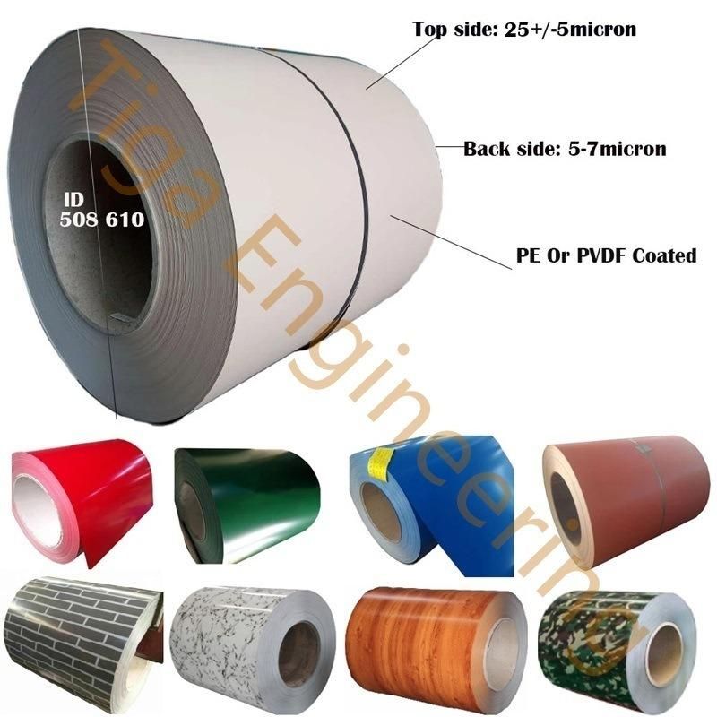 Prime Brick Bond Color Coated Galvalume Steel Coil PPGL Roll