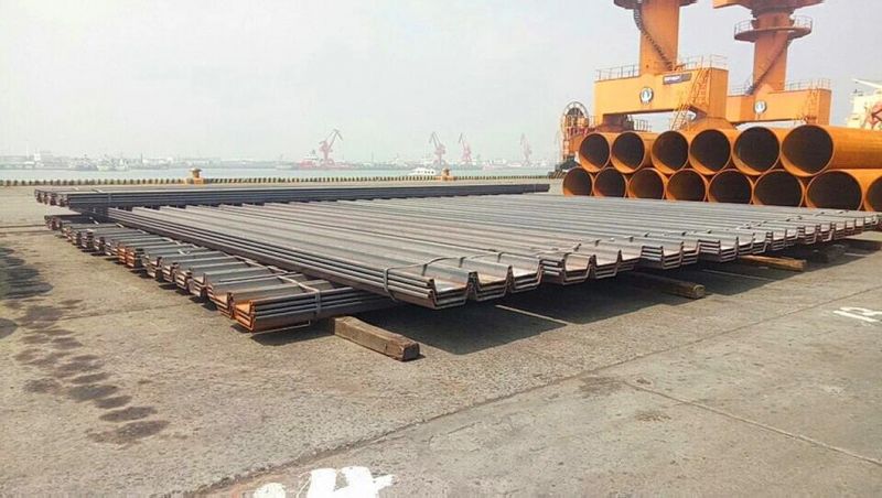 Hot Rolled Steel Profiles U Shape Sheet Piling Sheet Pile From Building Material Factory Sy295