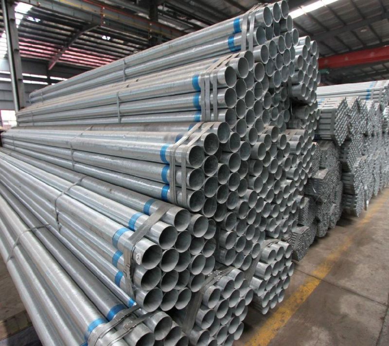 A500 A53 Hot Dipped Carbon Seamless Steel Pipes for Oil and Gas