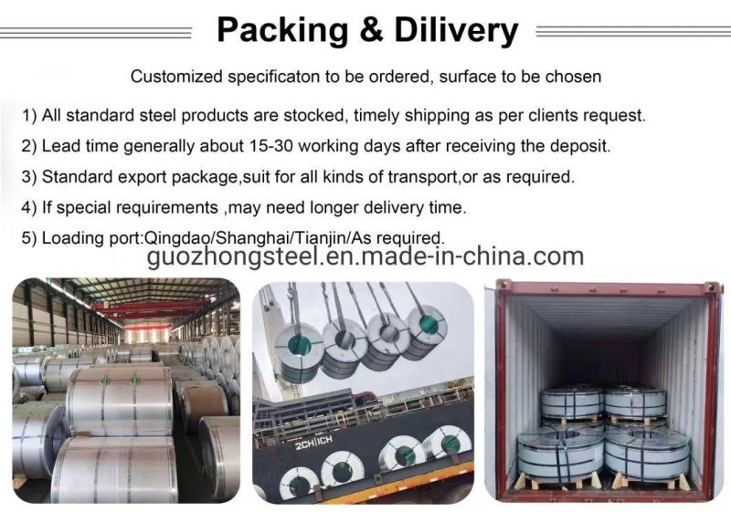 Custom Sized PPGI Coil ASTM Galvanized Carbon Alloy Steel Coil in Stock