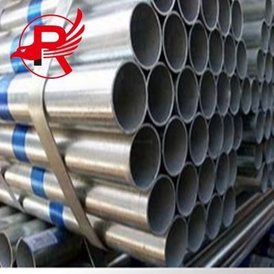 1/2 Inch Galvanized Steel Pipe Price ASTM A53 Sch 40 Grade B Pre Zn 40- 275g Galvanized Round Steel Pipe for Gas Pipe for Boiler for Building