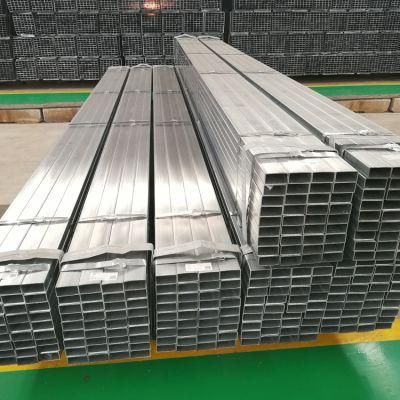 Hot Dipped Galvanized Welded Rectangular/Square Steel Pipe/Tube/40X40 75X75 Hollow Section Weight Ms Square Pipe