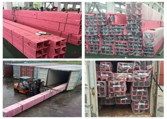 Hl Surface Fixed Length Stainless Steel Square Hollow Section Pipe
