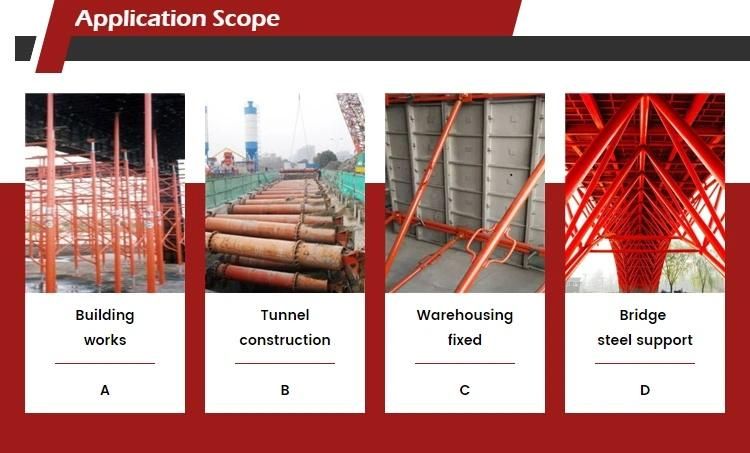 Hot DIP Galvanized Ringlock Scaffolding Construction Steel Props