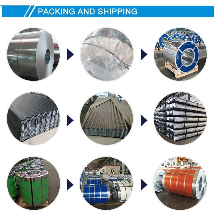 High Quality Zinc Coated Steel Roofing Building Construction Metal Roof Sheet Gi Corrugated Steel Plate