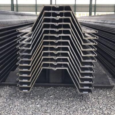 600X355X7 U Z Shape Type Sy295 Sy390 Hot Rolled Mild Interlocking Larsen Profile Structural Carbon Steel Sheet Pile