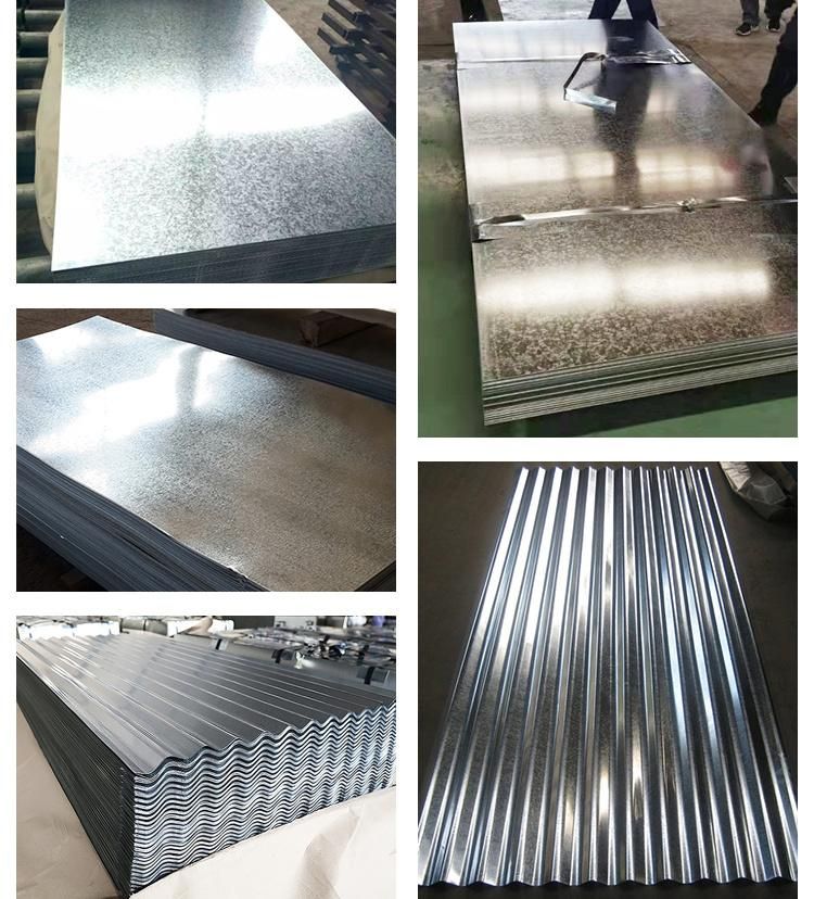 Metal Sheet Galvanized Dx52D Z140 24 Gauge Thick Sheet Galvanized Steel Sheet