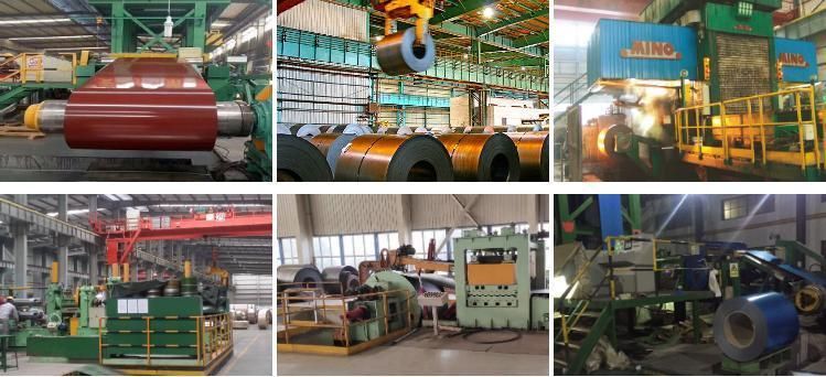 PPGI Color Coating Steel Coil Factory Supply Price Low for Roof Wave Roofing Sheet for Warehouse