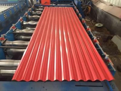 28 Gauge Color Coated Cheap Metal Zinc Corrugated Steel Roofing Sheet