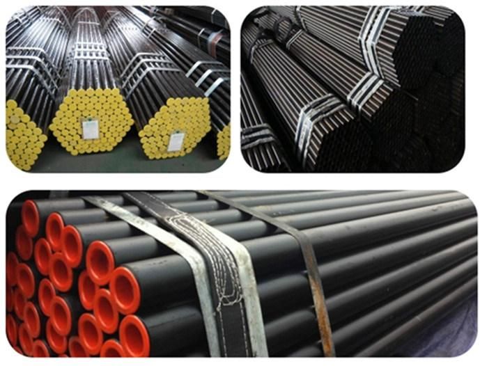 Black Seamless Steel Pipe J55 Short Round Thread Seamless Casing Pipe