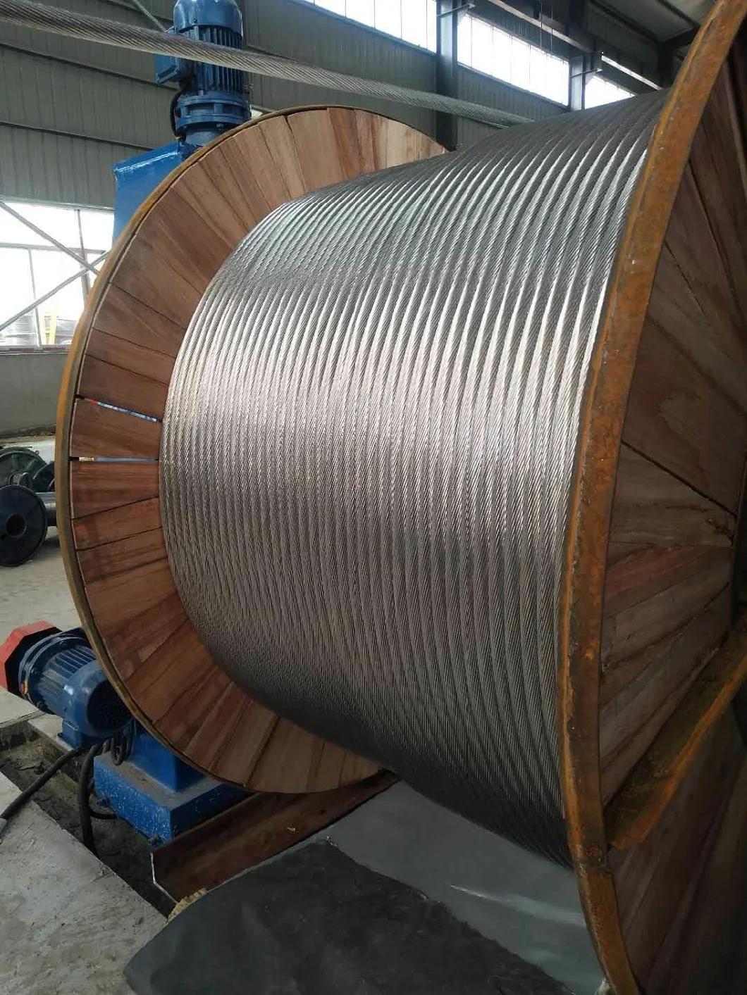 Galvanized Steel Wire Strand 7*2.65mm for ACSR Core with ASTM B 498 475 Standard Guy Wire Stay Wire Cable Gsw