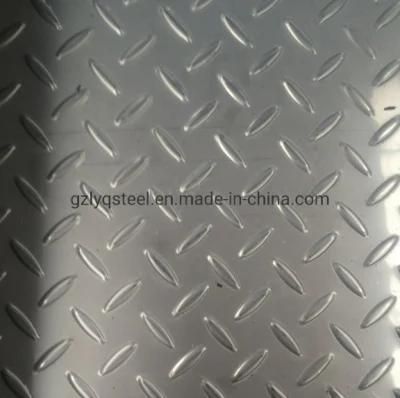 ASTM A36 Ss400 Q235B Mild Carbon Galvanized Steel Checker Plate