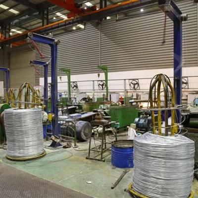 Galfan Wire/Zn-5%Al Coating Steel Wire/Galvanized Steel Wire for Build Gabion