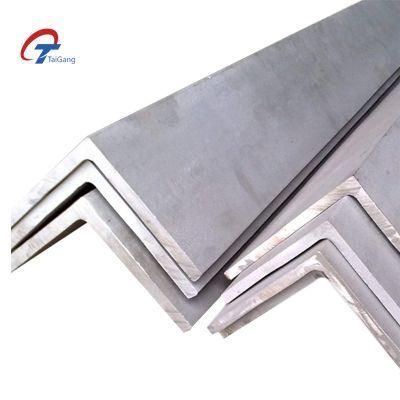 Hot Rolled 201 304 316 430 Stainless Steel Unequal Equal Angle Steel Bar Price