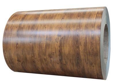 Wood Grain Color Coated Steel Coil From Shandong