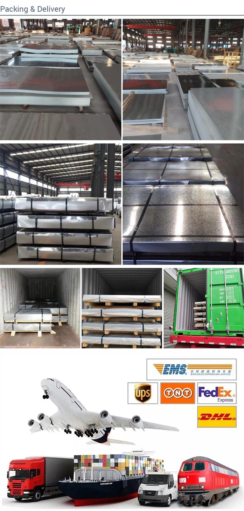 Galvanized Steel Sheet Plate Gi Sheet Roofing ASTM A653 Galvanised Zinc