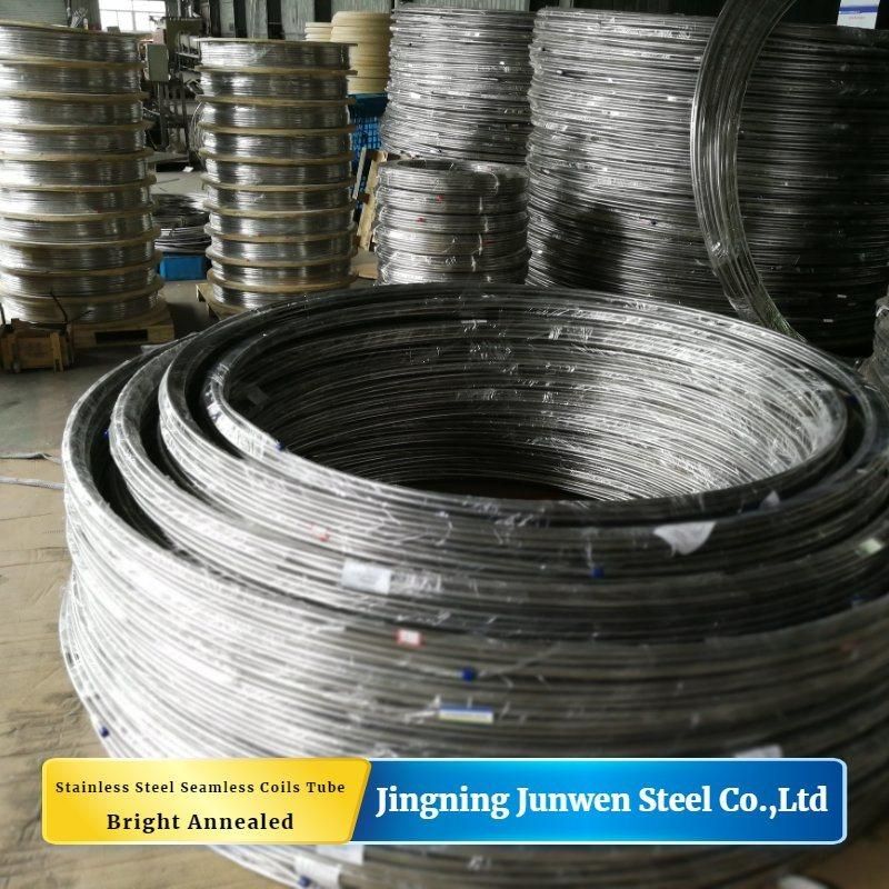 Brilliant Annealed Stainless Steel Seamless Coils Tube