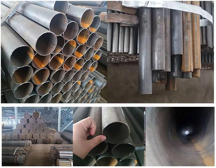 China Supply Q195 Q235 Q345 Low Carbon Black Steel Hot DIP Galvanized Coating Tuber Hollow Tubular Steel Pipe
