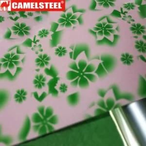 Metal Roof /Wall Panel Coated Steel Coil/ PPGL PPGI with New Design Flower Print