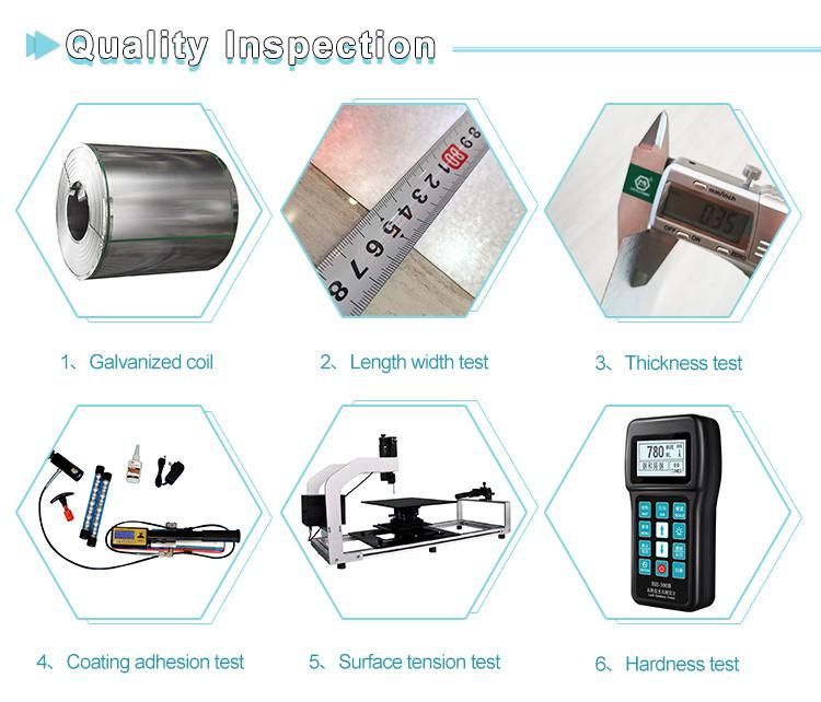 High Quality SGCC, Dx51d and Q195, PPGI Sheets Galvanized Steel Coil