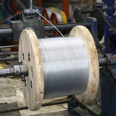 Galvanized Steel Wire Strand 1/8&prime;&prime; 1X7-3.18mm Zinc Coated Steel Wire Strand