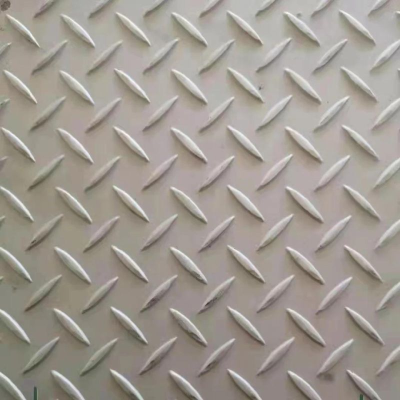 Stainless Steel Checkered Sheet Lentil Flower Stainless Steel Plate for Decoration