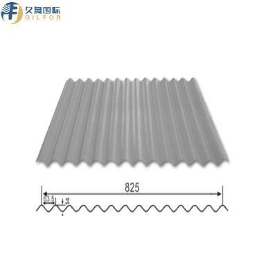 1.4mm G80 Z40-275 825mm Width Roof Metal to Liberia
