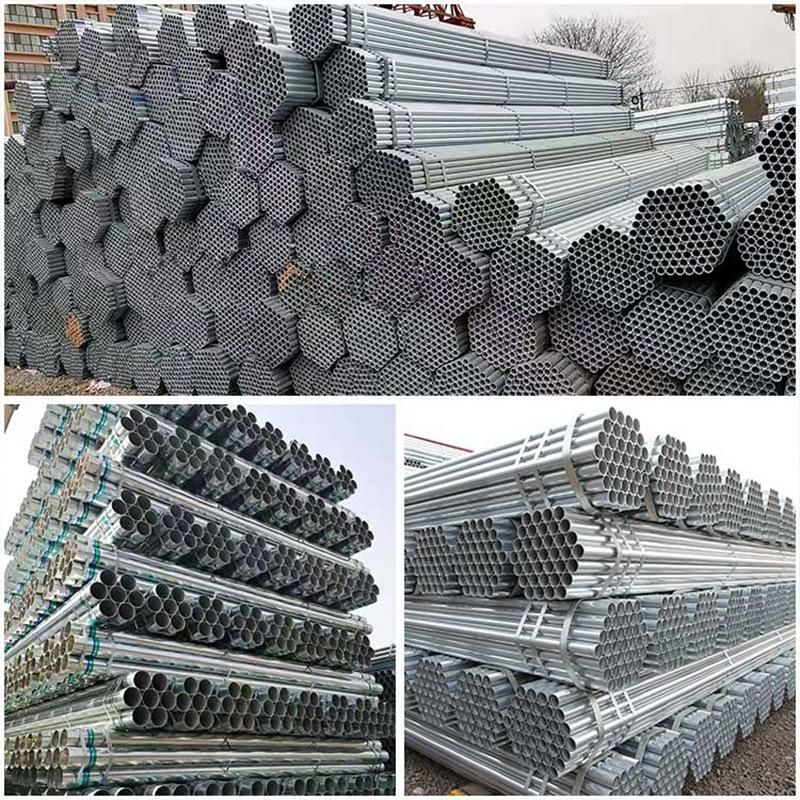 Welded Galvanized Gi Iron Steel Tube Pipe Price From China Factory